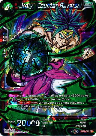 Broly, Counter Reversal [BT7-020] | Cracking-Singles