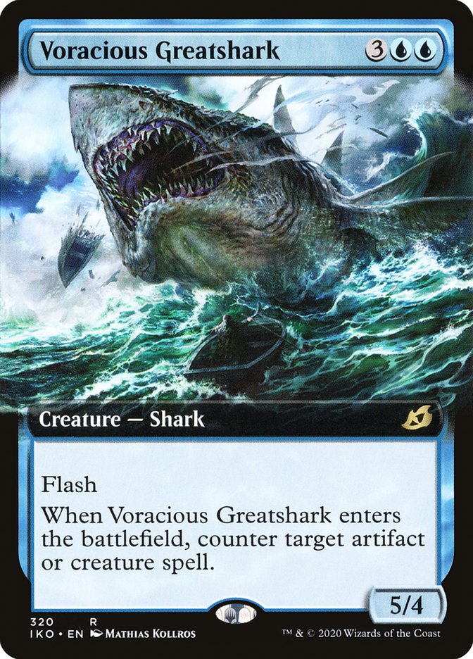 Voracious Greatshark (Extended Art) [Ikoria: Lair of Behemoths] | Cracking-Singles