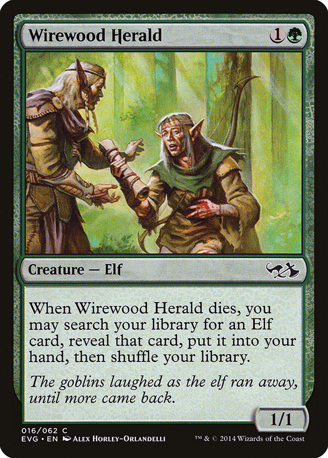 Wirewood Herald (Elves vs. Goblins) [Duel Decks Anthology] | Cracking-Singles