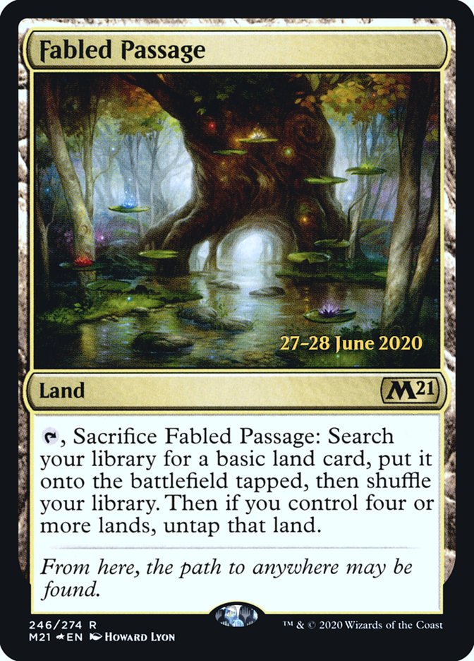 Fabled Passage  [Core Set 2021 Prerelease Promos] | Cracking-Singles