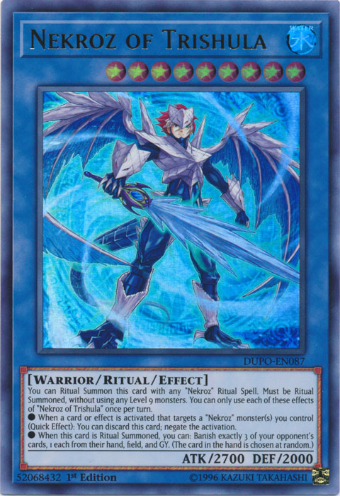 Nekroz of Trishula [DUPO-EN087] Ultra Rare | Cracking-Singles