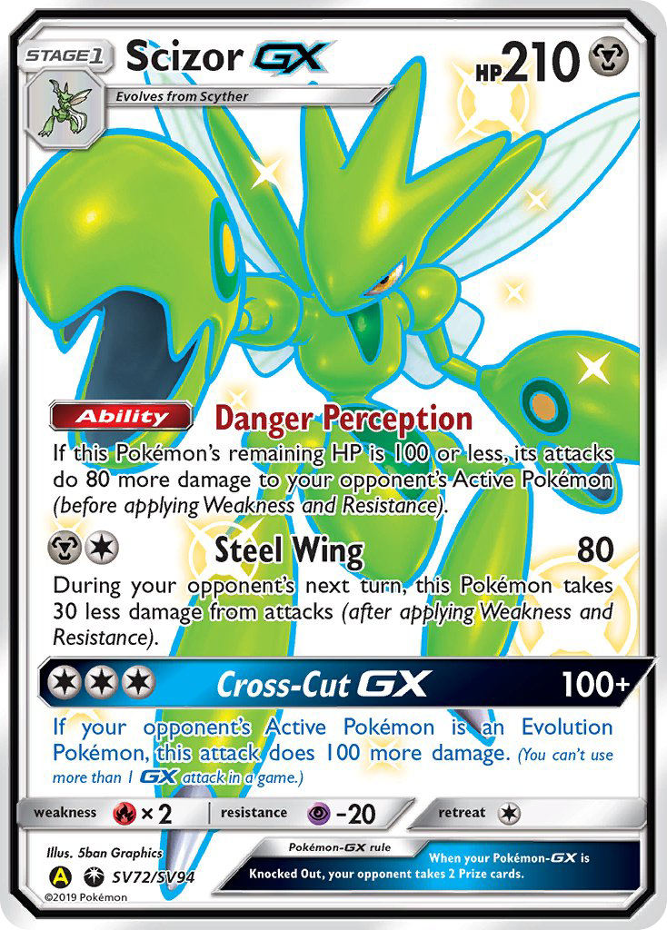 Scizor GX (SV72/SV94) [Sun & Moon: Hidden Fates - Shiny Vault] | Cracking-Singles