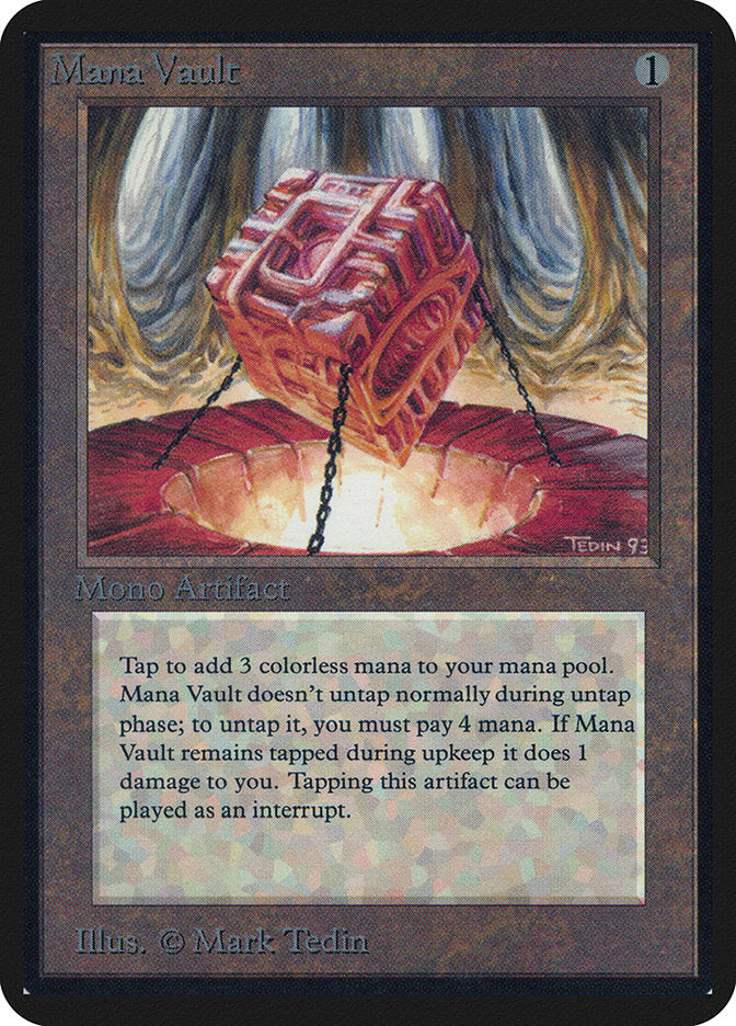 Mana Vault [Limited Edition Alpha] | Cracking-Singles