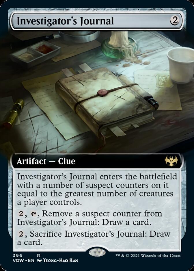 Investigator's Journal (Extended) [Innistrad: Crimson Vow] | Cracking-Singles