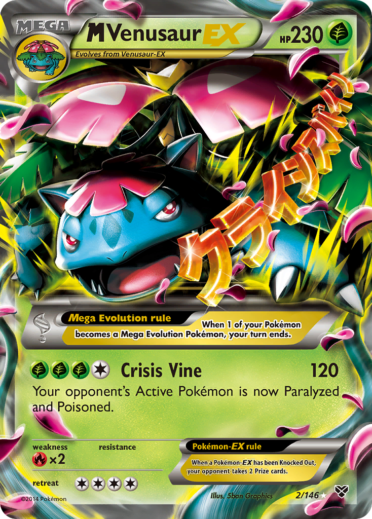 M Venusaur EX (2/146) [XY: Base Set] | Cracking-Singles