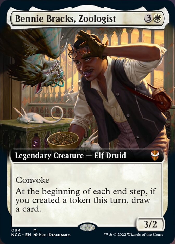 Bennie Bracks, Zoologist (Extended Art) [Streets of New Capenna Commander] | Cracking-Singles