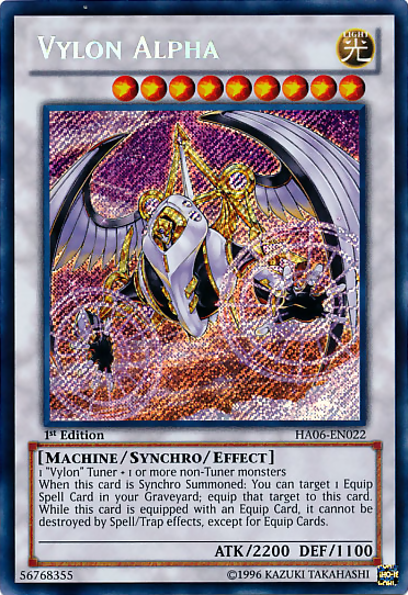 Vylon Alpha [HA06-EN022] Secret Rare | Cracking-Singles