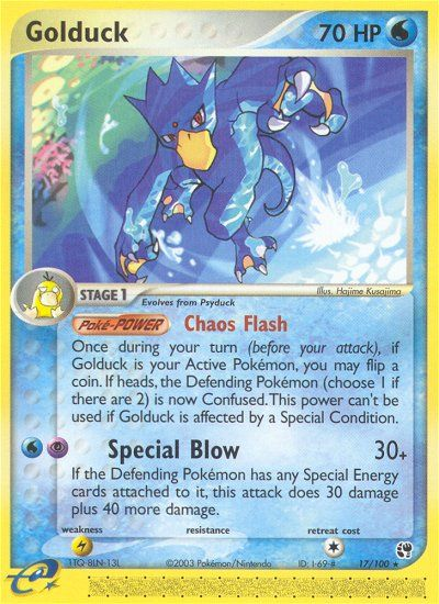 Golduck (17/100) [EX: Sandstorm] | Cracking-Singles