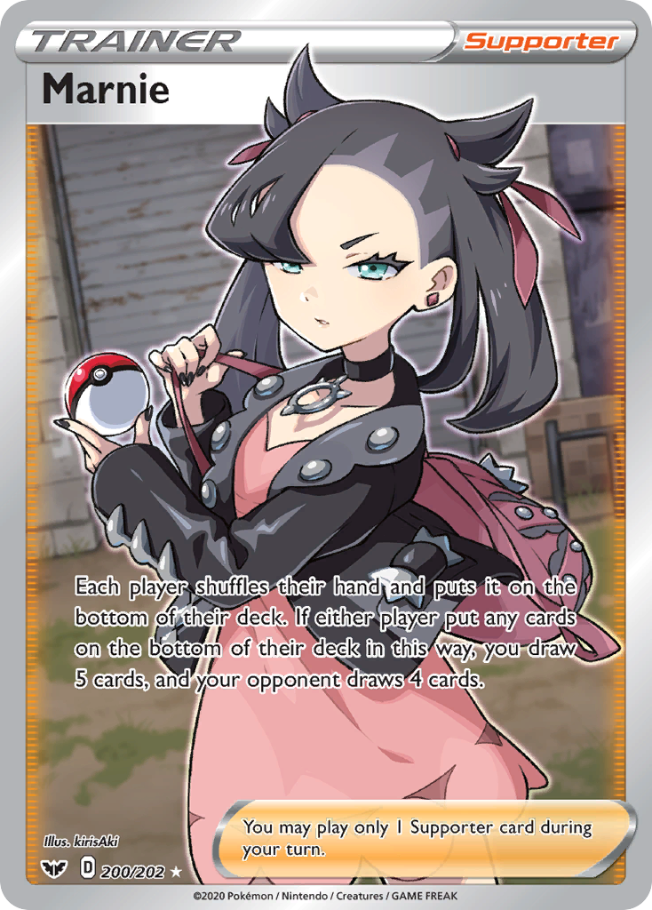 Marnie (200/202) [Sword & Shield: Base Set] | Cracking-Singles