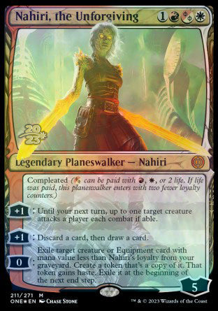 Nahiri, the Unforgiving [Phyrexia: All Will Be One Prerelease Promos] | Cracking-Singles