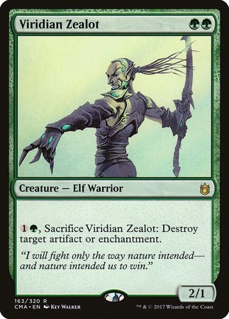 Viridian Zealot [Commander Anthology] | Cracking-Singles