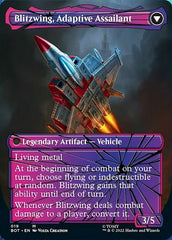 Blitzwing, Cruel Tormentor // Blitzwing, Adaptive Assailant (Shattered Glass) [Universes Beyond: Transformers] | Cracking-Singles