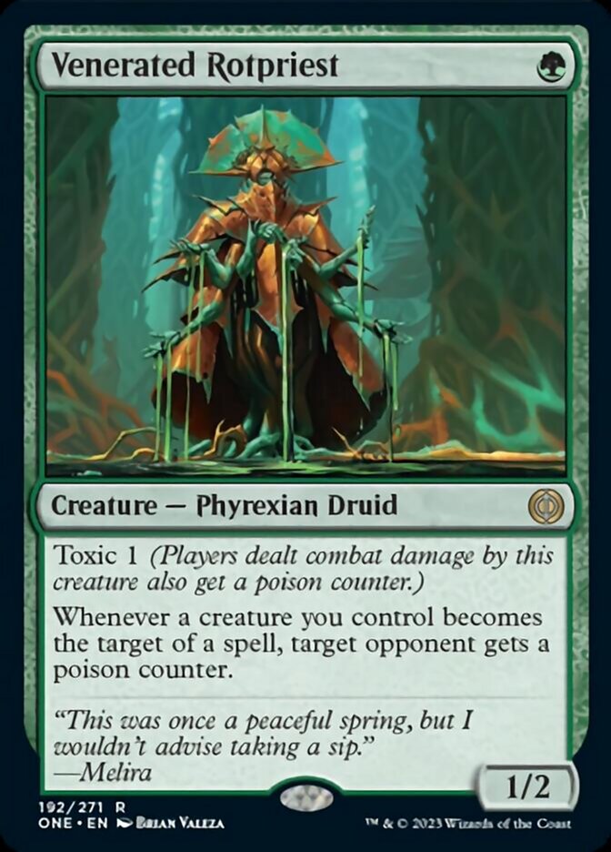 Venerated Rotpriest [Phyrexia: All Will Be One] | Cracking-Singles