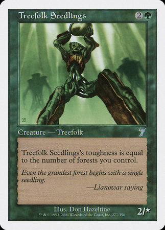 Treefolk Seedlings [Seventh Edition] | Cracking-Singles