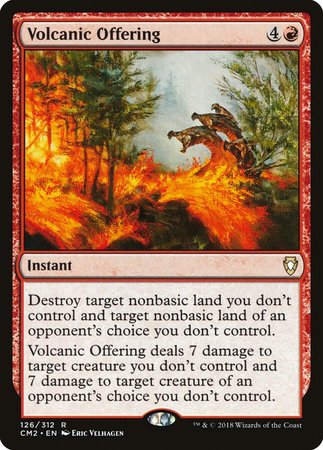 Volcanic Offering [Commander Anthology Volume II] | Cracking-Singles