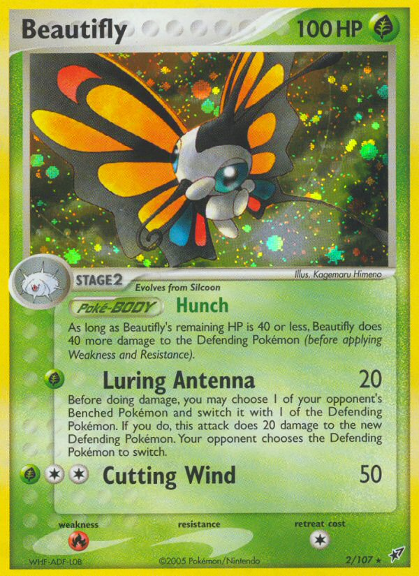 Beautifly (2/107) [EX: Deoxys] | Cracking-Singles