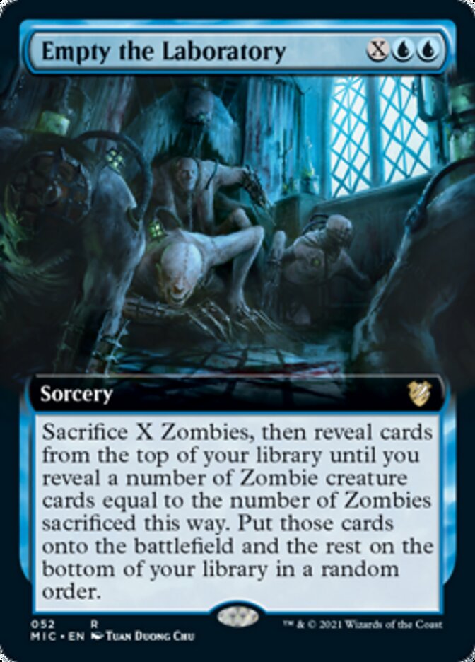 Empty the Laboratory (Extended) [Innistrad: Midnight Hunt Commander] | Cracking-Singles