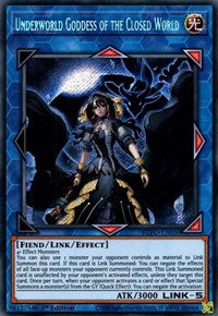 Underworld Goddess of the Closed World [BLVO-EN050] Secret Rare | Cracking-Singles