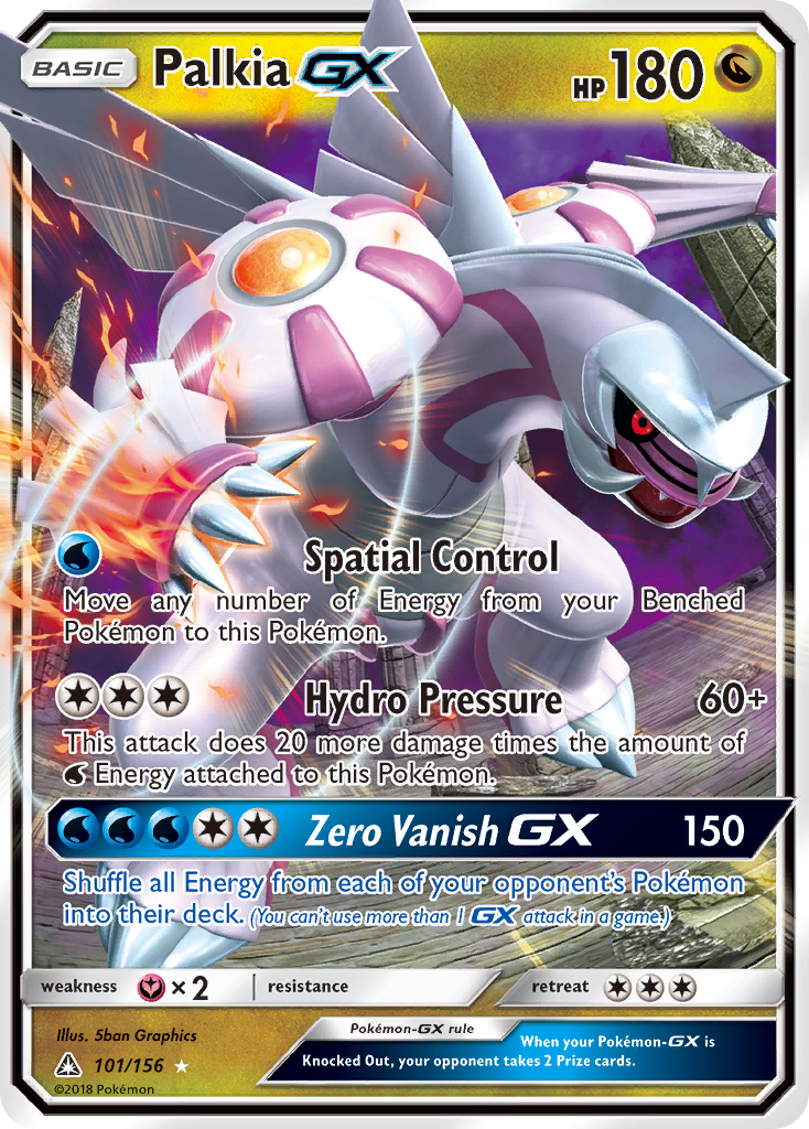 Palkia GX (101/156) [Sun & Moon: Ultra Prism] | Cracking-Singles