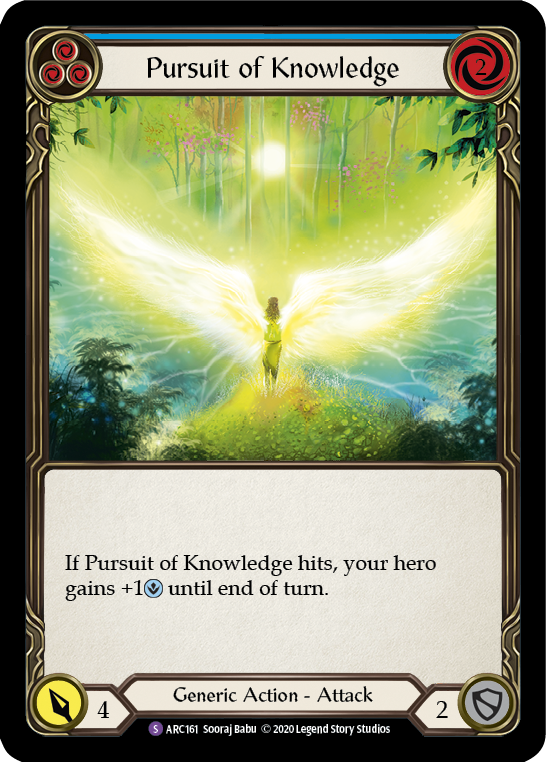 Pursuit of Knowledge [ARC161] Unlimited Edition Rainbow Foil | Cracking-Singles