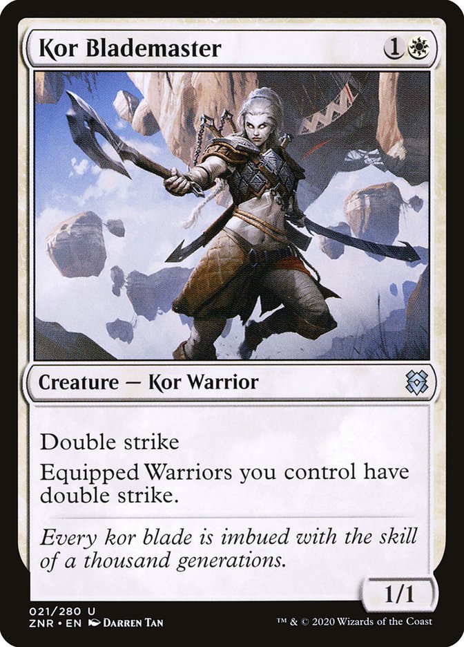 Kor Blademaster [Zendikar Rising] | Cracking-Singles