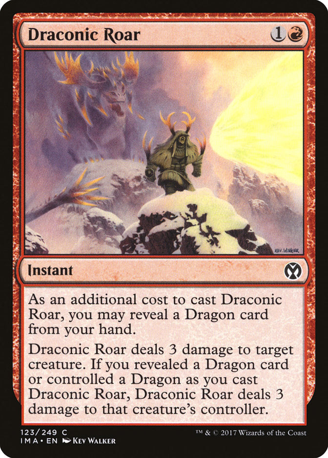 Draconic Roar [Iconic Masters] | Cracking-Singles