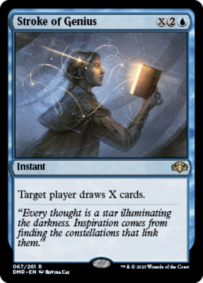 Stroke of Genius [Dominaria Remastered] | Cracking-Singles