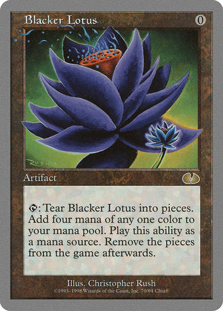 Blacker Lotus [Unglued] | Cracking-Singles