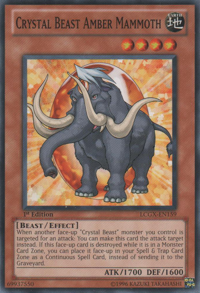 Crystal Beast Amber Mammoth [LCGX-EN159] Common | Cracking-Singles