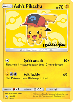 Ash's Pikachu (SM111) [Sun & Moon: Black Star Promos] | Cracking-Singles