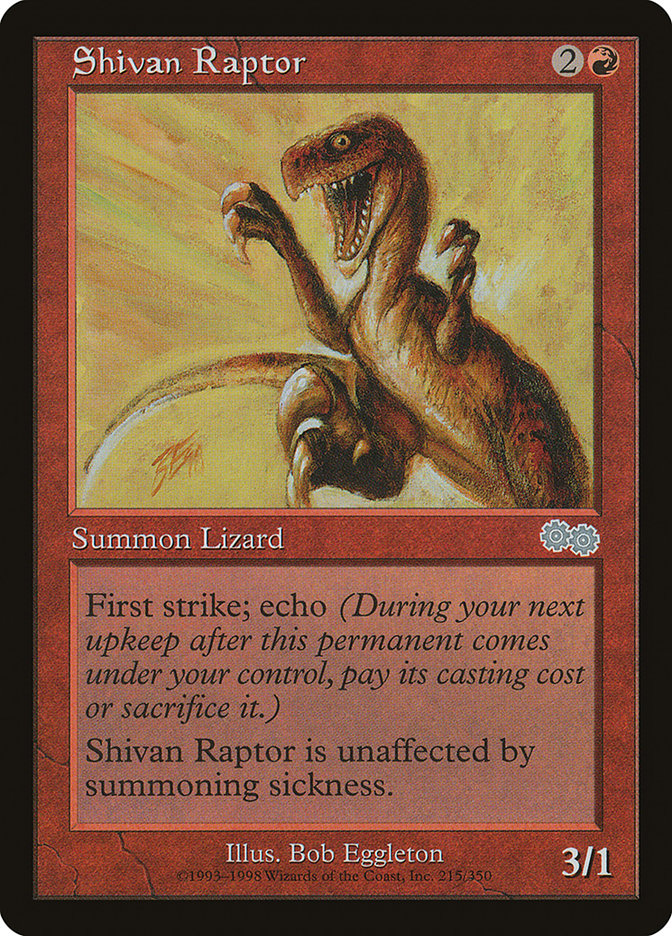 Shivan Raptor [Urza's Saga] | Cracking-Singles