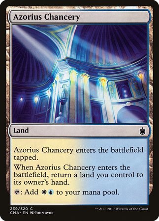 Azorius Chancery [Commander Anthology] | Cracking-Singles