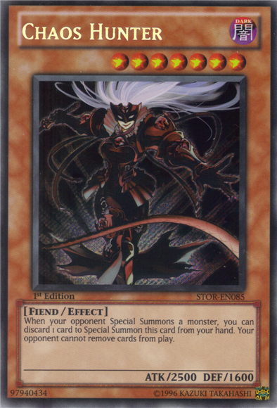 Chaos Hunter [STOR-EN085] Secret Rare | Cracking-Singles