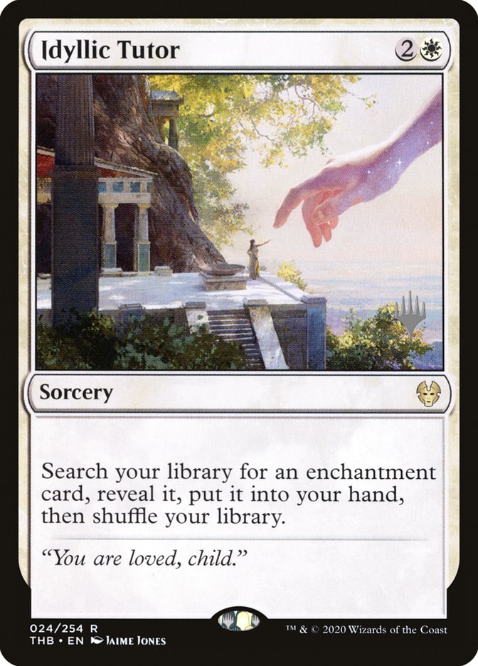 Idyllic Tutor (Promo Pack) [Theros Beyond Death Promos] | Cracking-Singles