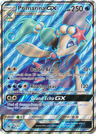 Primarina GX (SM39) (Jumbo Card) [Sun & Moon: Black Star Promos] | Cracking-Singles