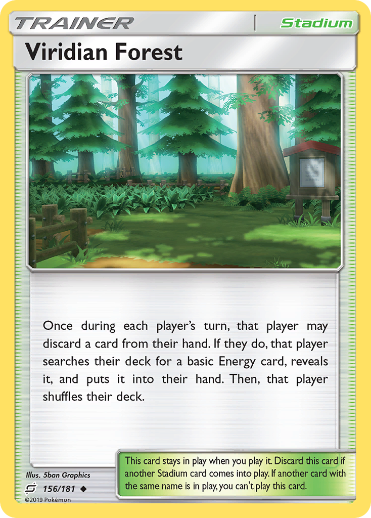 Viridian Forest (156/181) [Sun & Moon: Team Up] | Cracking-Singles