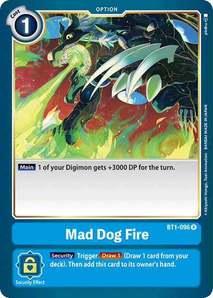 Mad Dog Fire [BT1-096] [Release Special Booster Ver.1.0] | Cracking-Singles