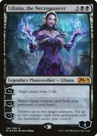 Liliana, the Necromancer [Core Set 2019] | Cracking-Singles