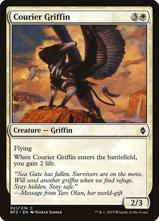 Courier Griffin [Battle for Zendikar] | Cracking-Singles