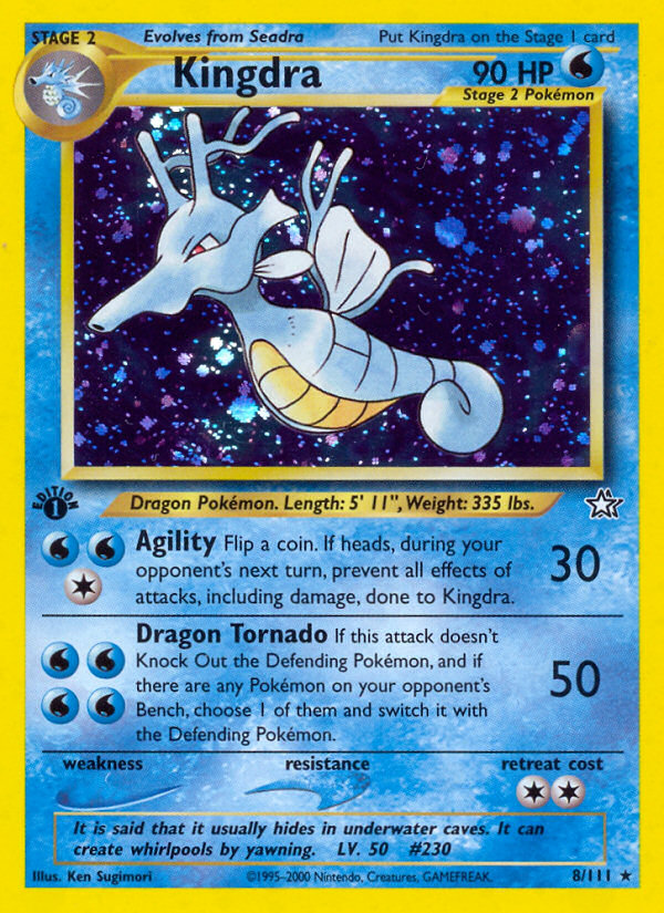 Kingdra (8/111) [Neo Genesis 1st Edition] | Cracking-Singles