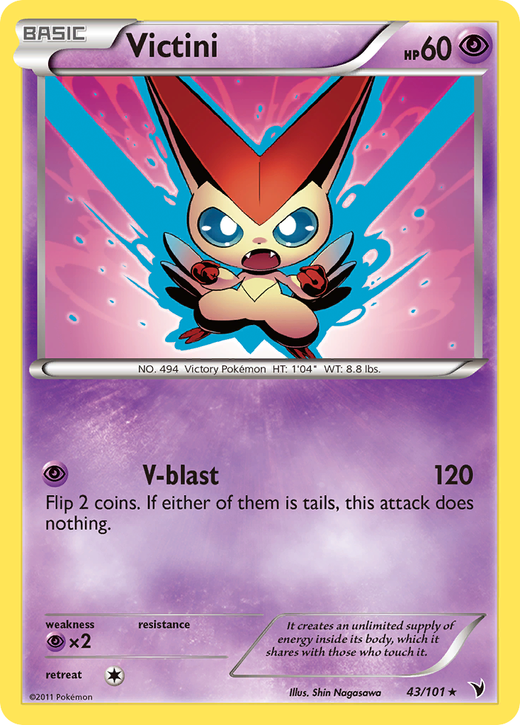 Victini (43/101) [Black & White: Noble Victories] | Cracking-Singles