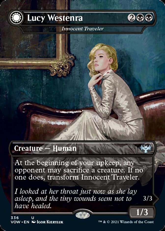 Innocent Traveler // Malicious Invader - Lucy Westenra // Lucy, Arisen Vampire [Innistrad: Crimson Vow] | Cracking-Singles