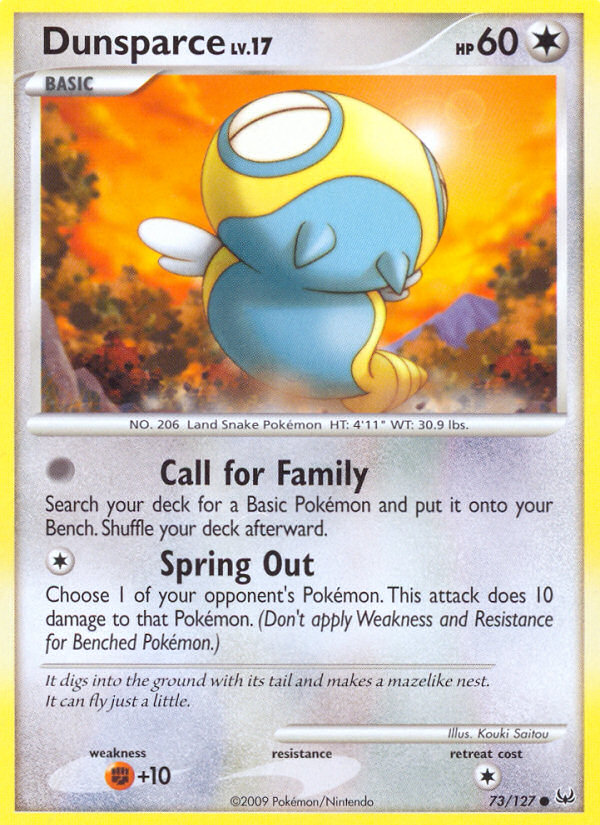 Dunsparce (73/127) [Platinum: Base Set] | Cracking-Singles