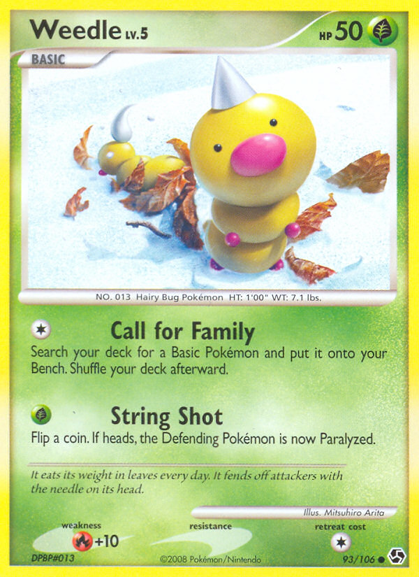 Weedle (93/106) [Diamond & Pearl: Great Encounters] | Cracking-Singles