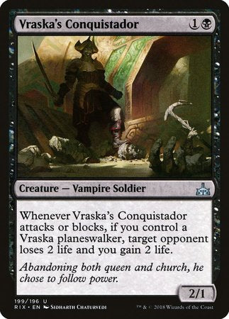 Vraska's Conquistador [Rivals of Ixalan] | Cracking-Singles