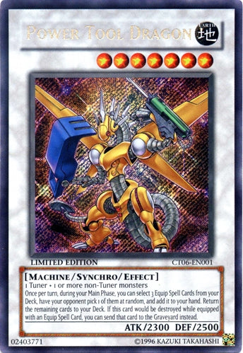 Power Tool Dragon [CT06-EN001] Secret Rare | Cracking-Singles