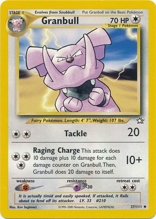 Granbull (37/111) [Neo Genesis Unlimited] | Cracking-Singles