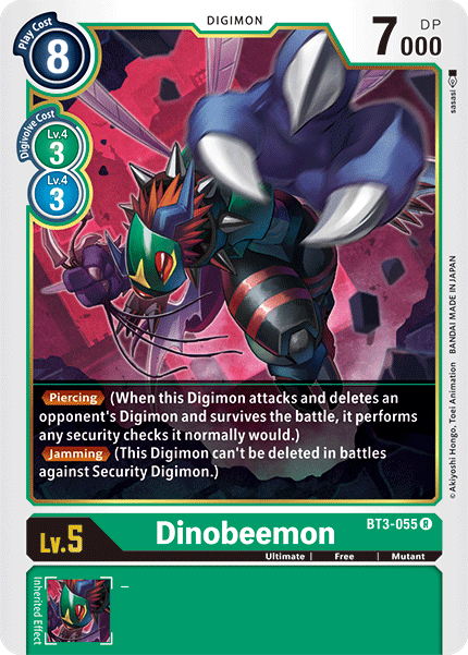 Dinobeemon [BT3-055] [Release Special Booster Ver.1.5] | Cracking-Singles