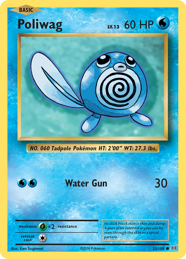 Poliwag (23/108) [XY: Evolutions] | Cracking-Singles