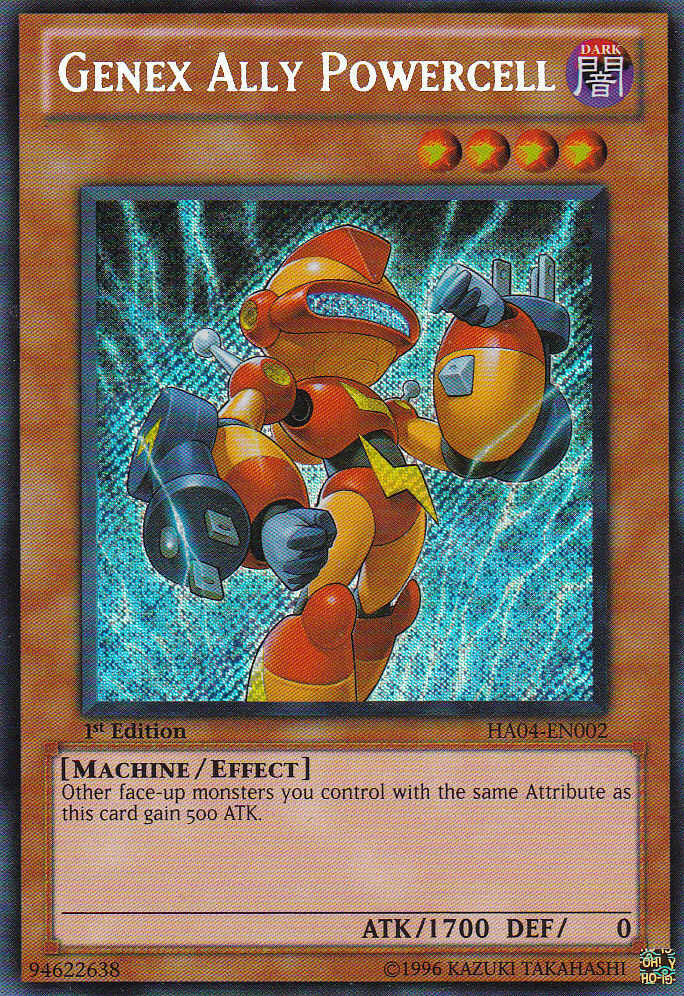 Genex Ally Powercell [HA04-EN002] Secret Rare | Cracking-Singles